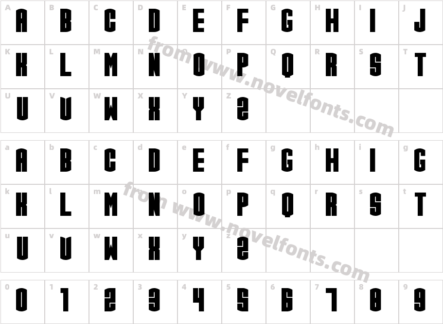 CGF Arch ReactorCharacter Map