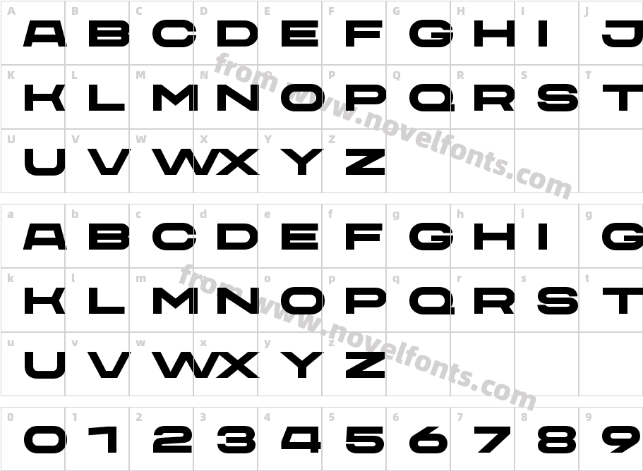 CHANEY Ultra ExtendedCharacter Map