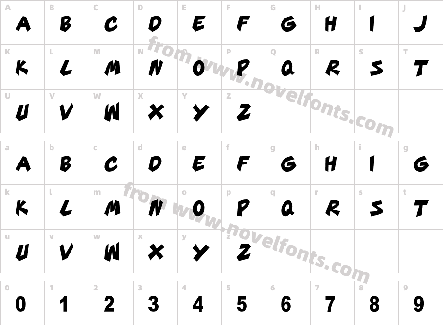 CHOPPERRRCharacter Map