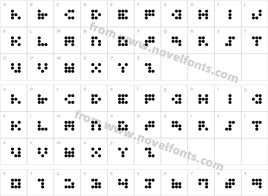 CIRCULAR9   ECharacter Map