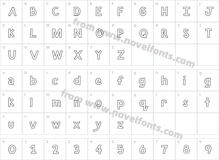 CK BlockCharacter Map