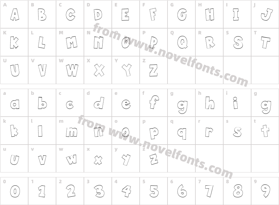 CK Chunky BlockCharacter Map