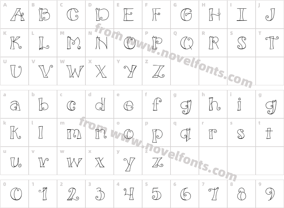 CK ConcaveCharacter Map