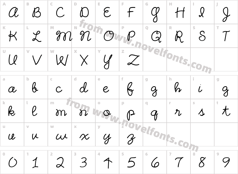 CK Letter HomeCharacter Map