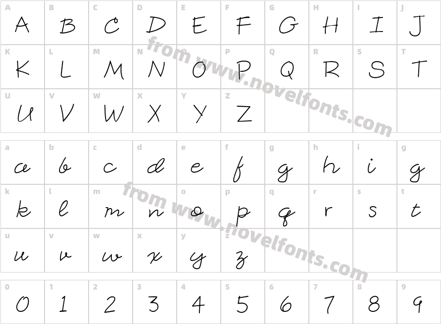 CK SignatureCharacter Map