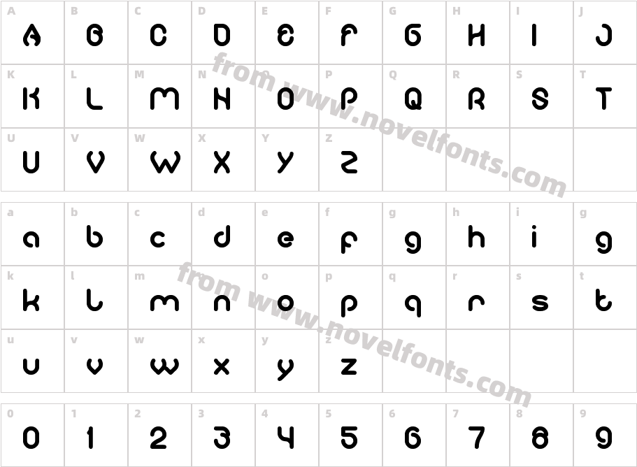 COMPUTER LOVECharacter Map