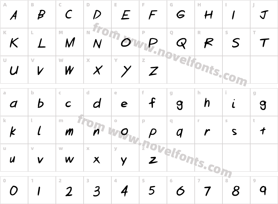 CUBWORLDCharacter Map