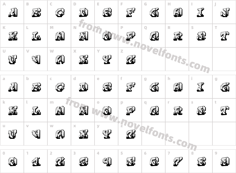 CauteriseCharacter Map