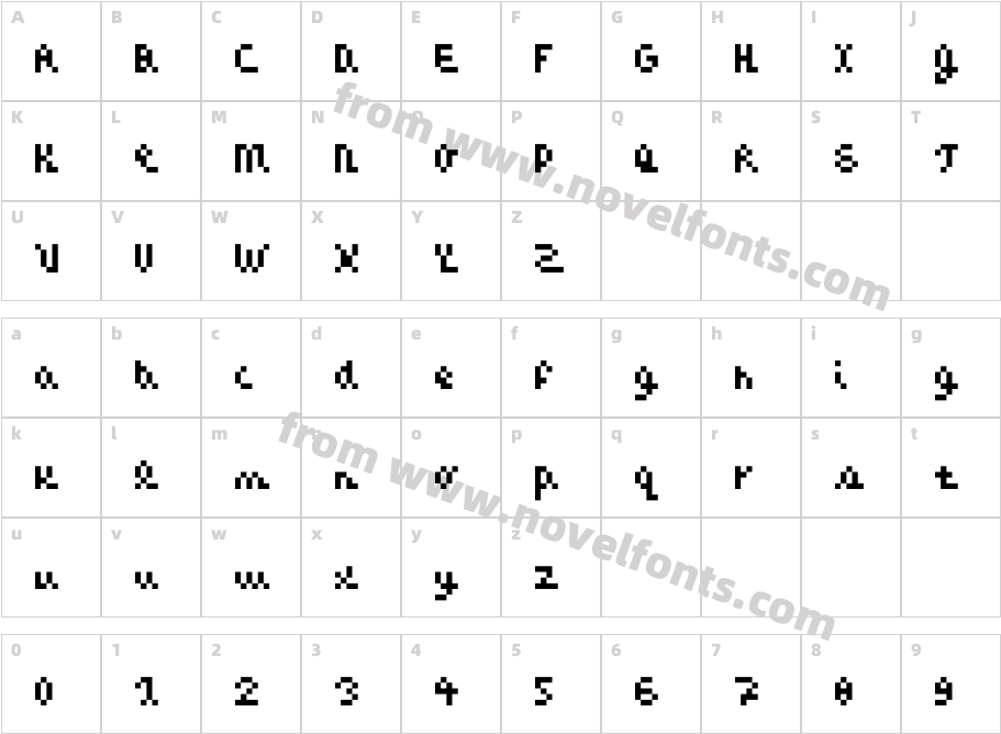 CaZOOMCharacter Map