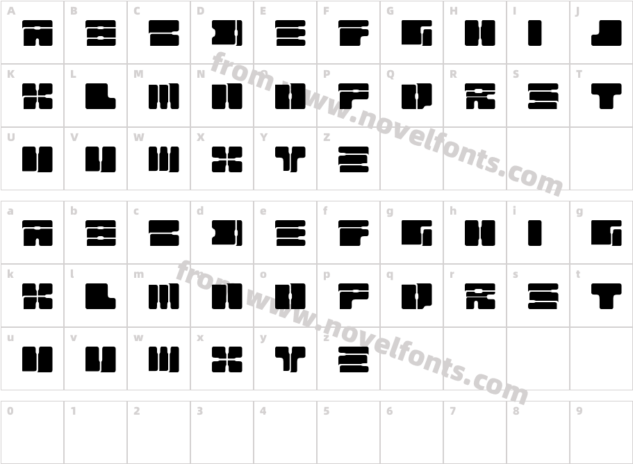 CableCharacter Map