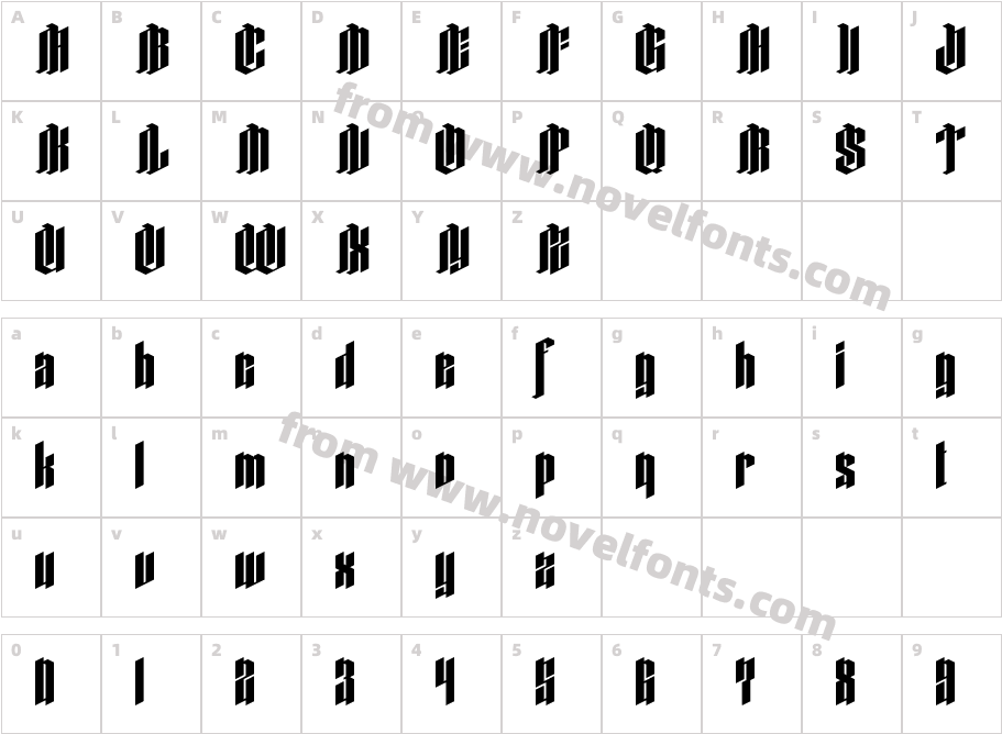 CafeOle RoquetteCharacter Map