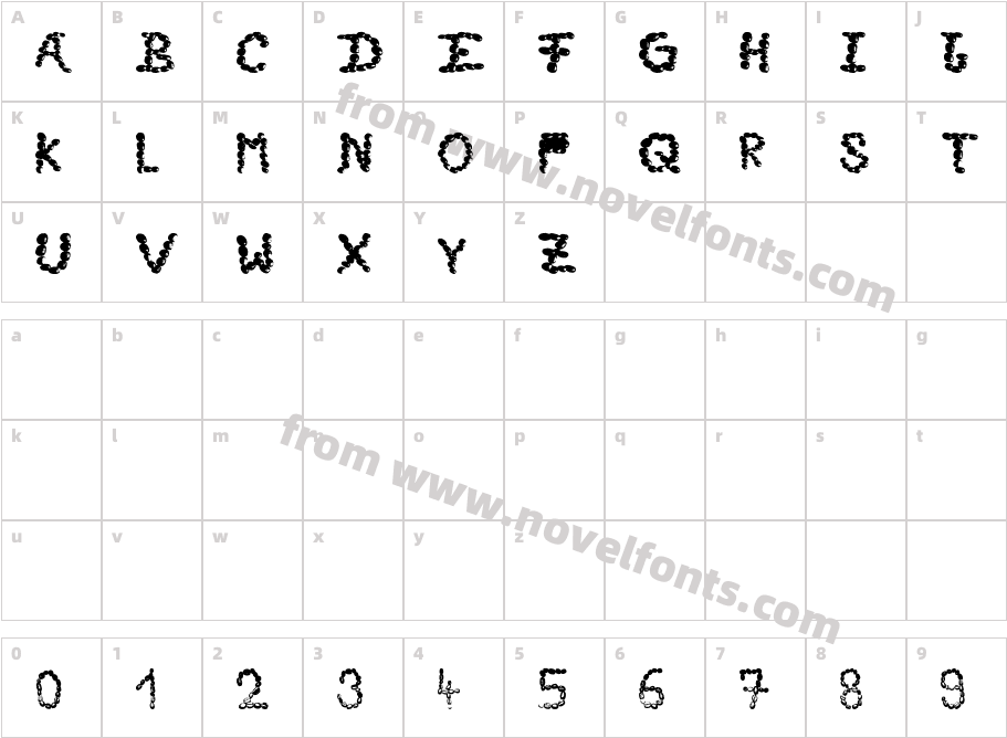 CafeTimeCharacter Map