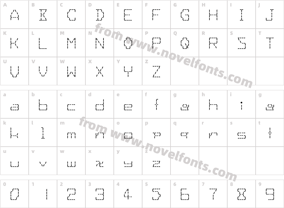 Calcentonorixician RegularCharacter Map