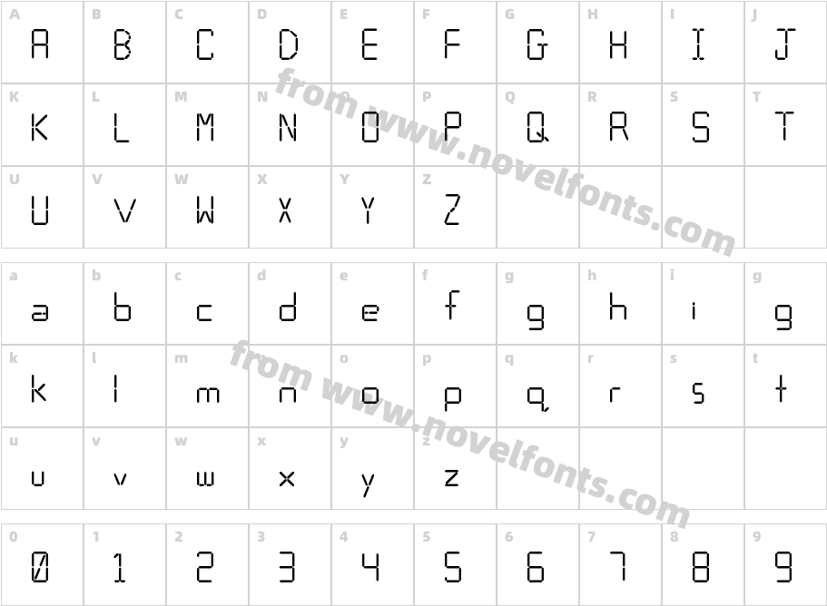 CalculatorCharacter Map