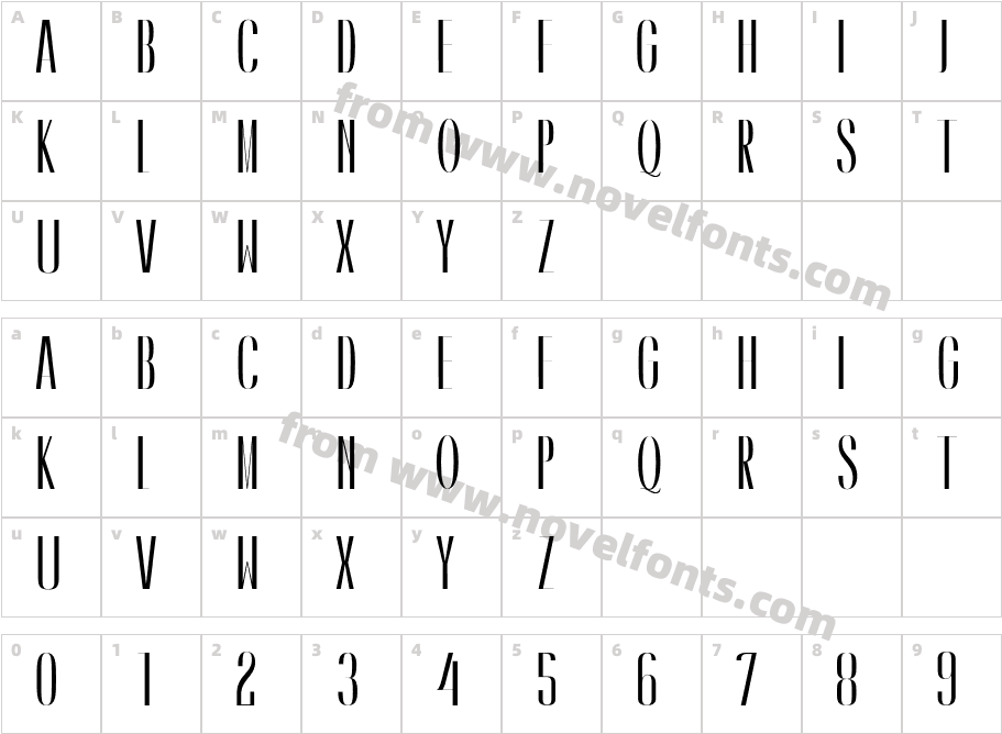 Caledo-BoldCharacter Map