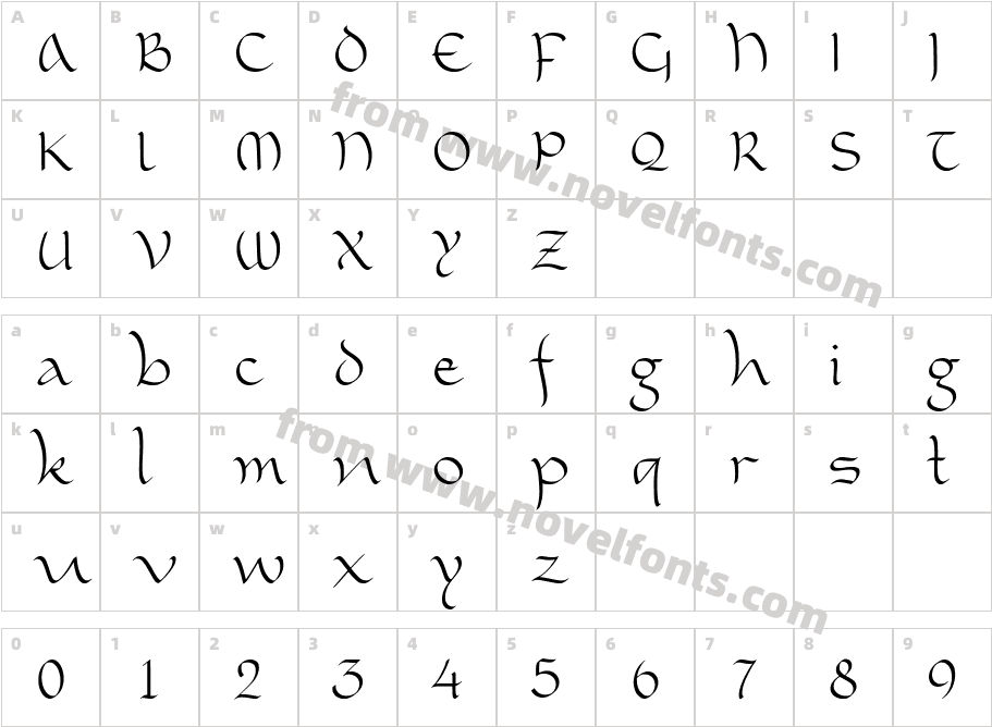 Cayed Demo VersionCharacter Map