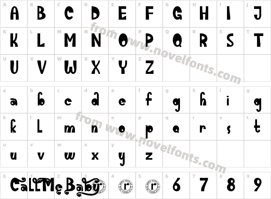 CallMeBabyRegularCharacter Map