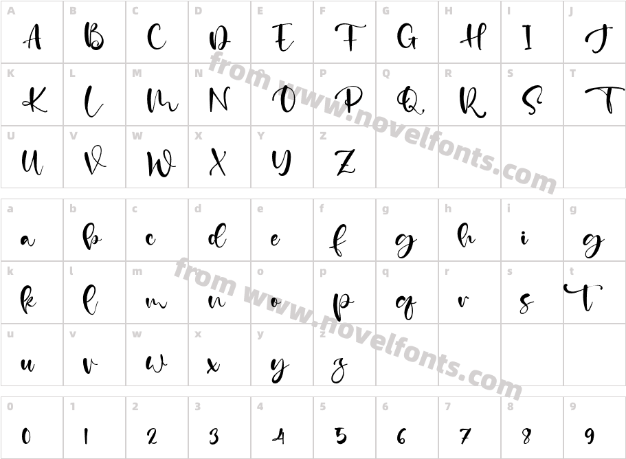 CalmLifeCharacter Map