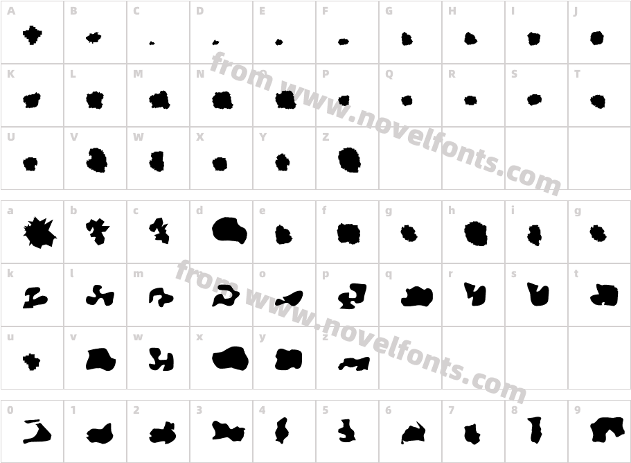 CamosportCharacter Map