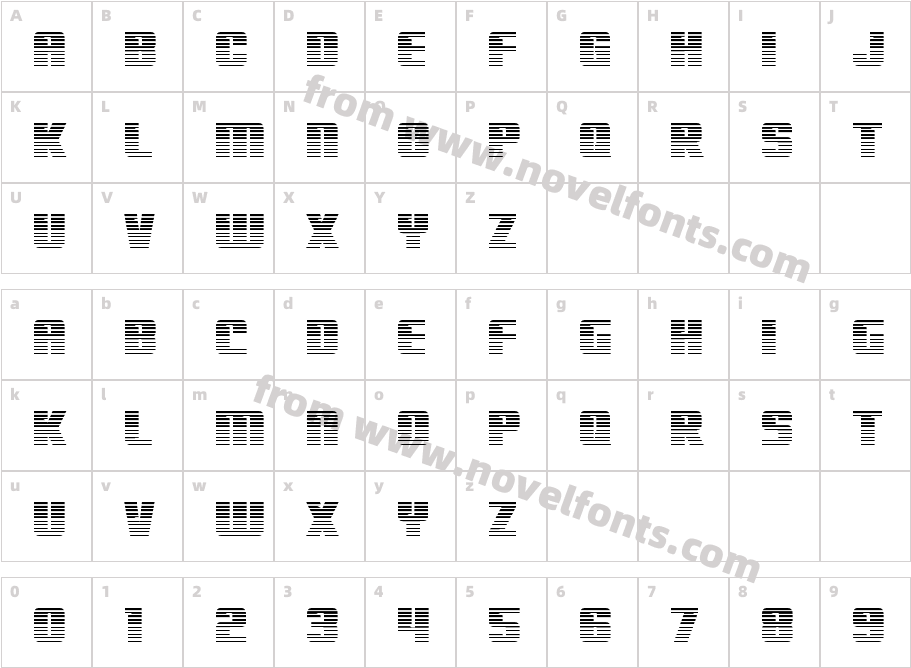 '89 Speed Affair Gradient2Character Map