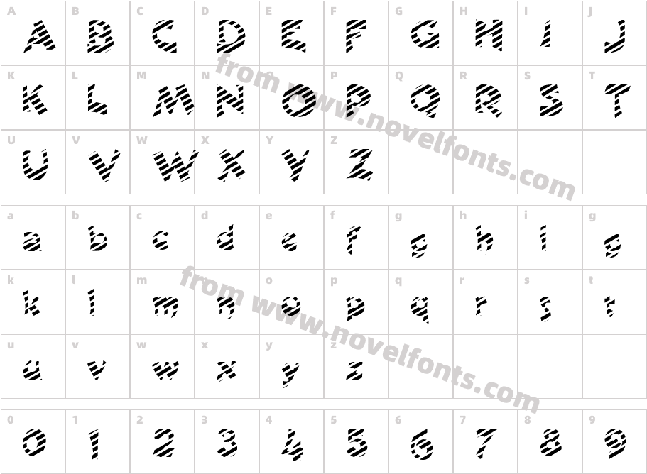 Cane-Striped NormalCharacter Map