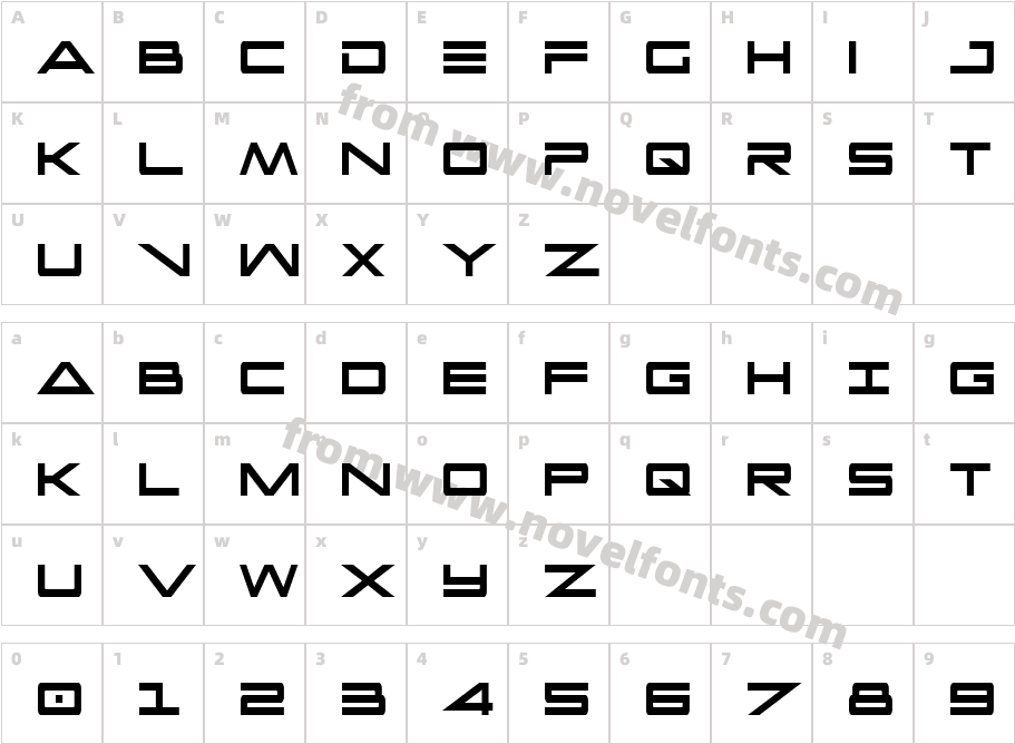 Capella Extra-condensedCharacter Map