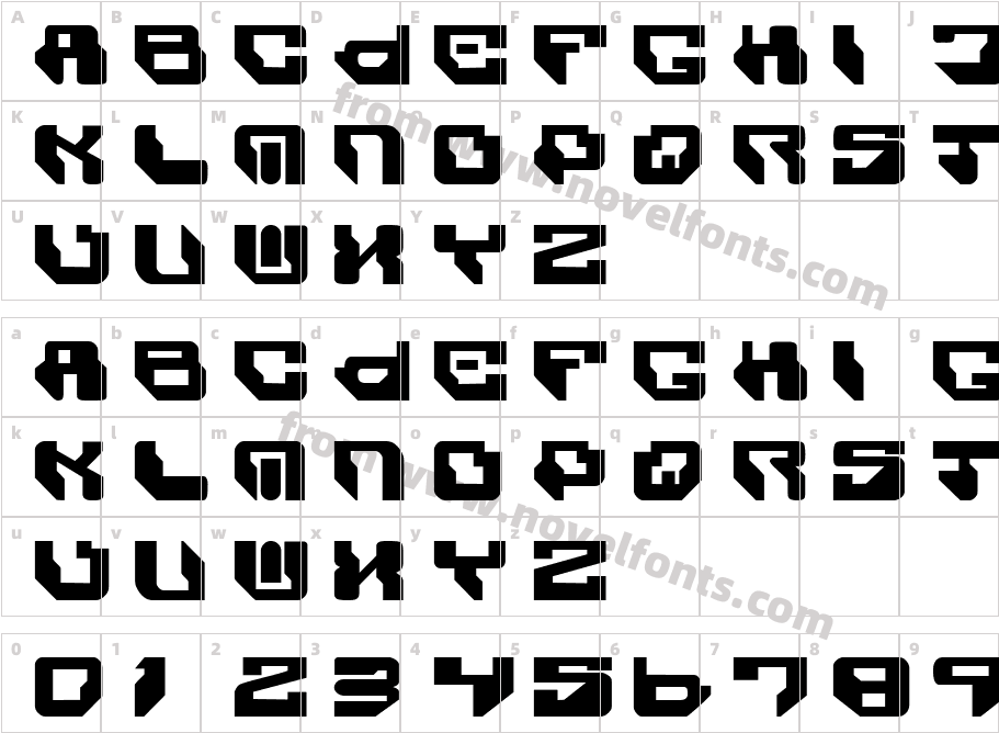 CaptivSystMRemiXCharacter Map