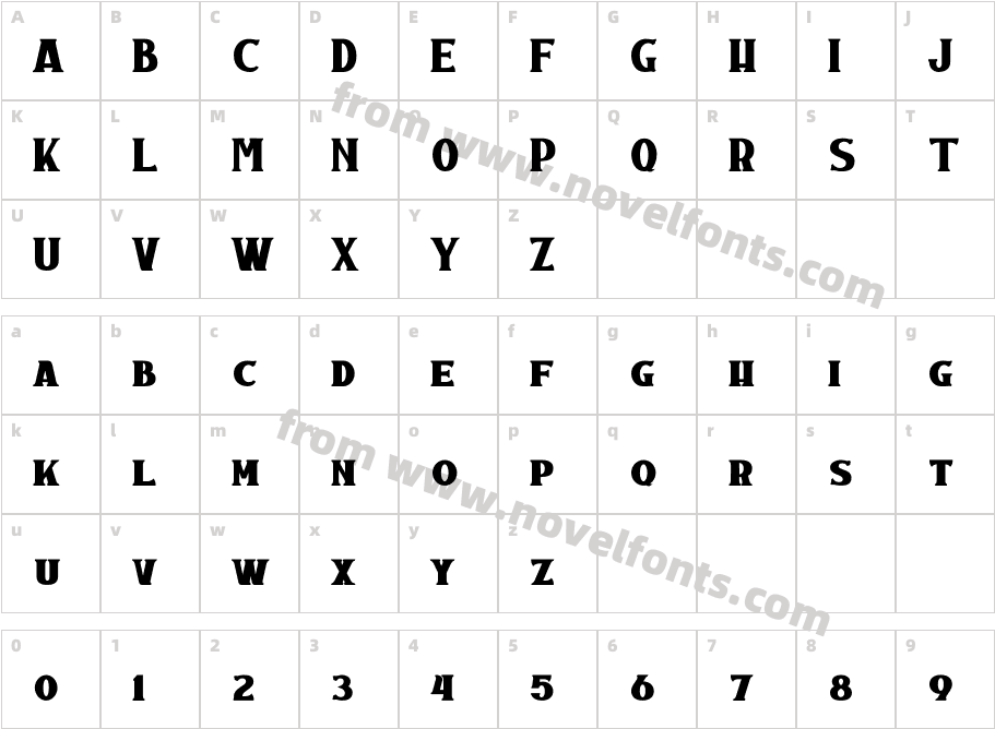 Caravan 02Character Map