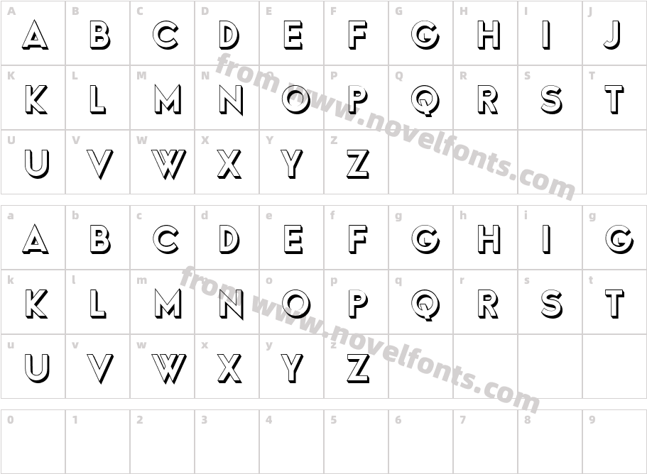 Carol RegularCharacter Map