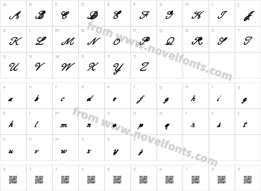 CarteBlancheCharacter Map