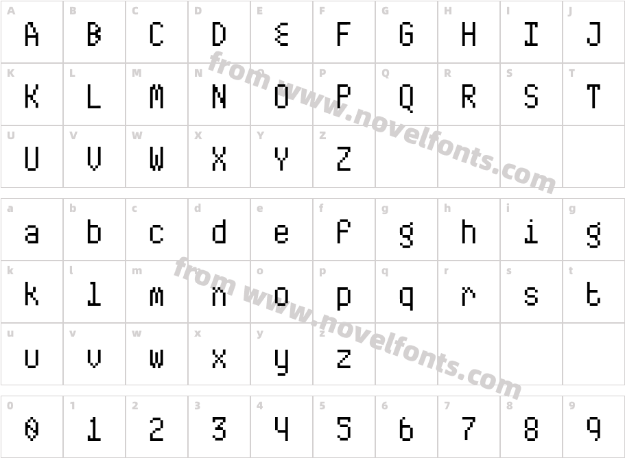 ABS5Character Map