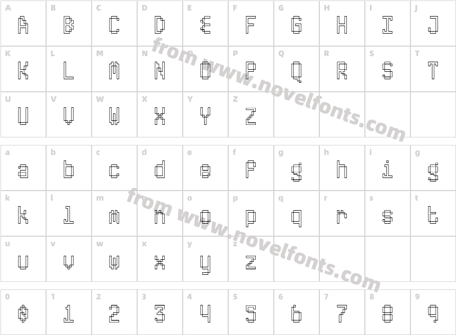 ABS6Character Map