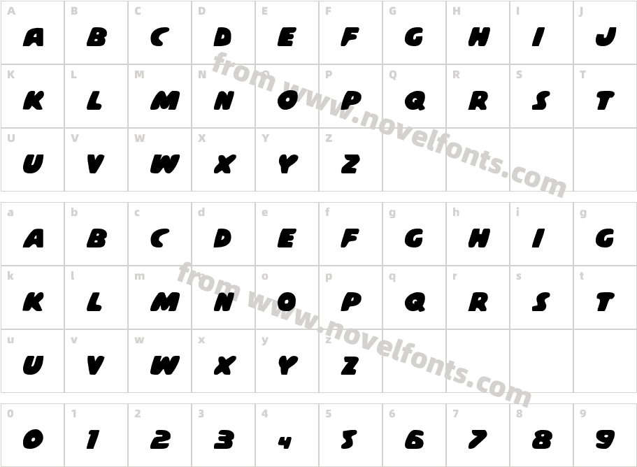 Casper Comics SolidCharacter Map