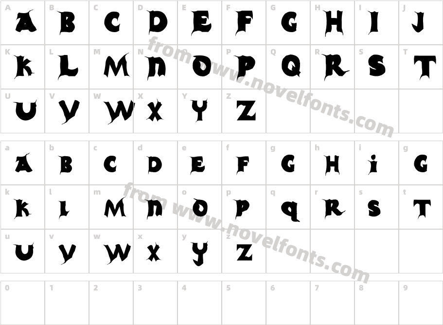 CasperCharacter Map