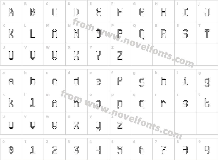 ABS7Character Map