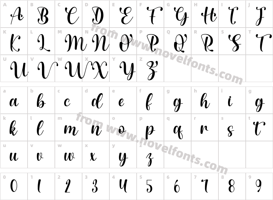 CelebrateScriptRegularCharacter Map