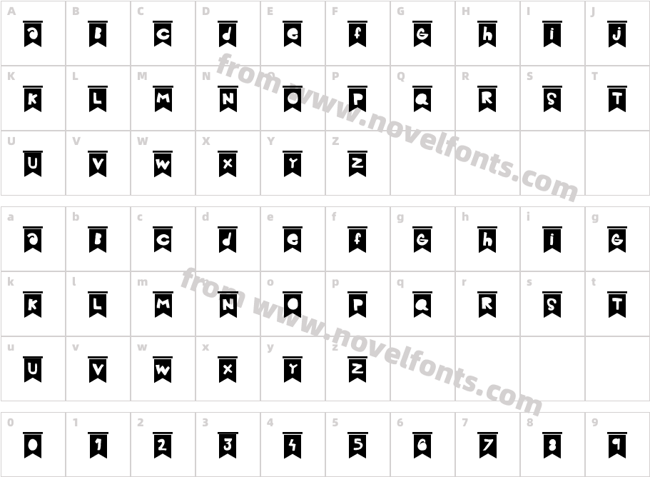 CelebrationCharacter Map