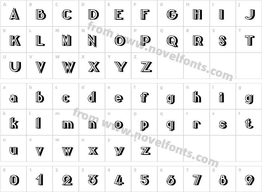 CentreClawsBeam1Character Map