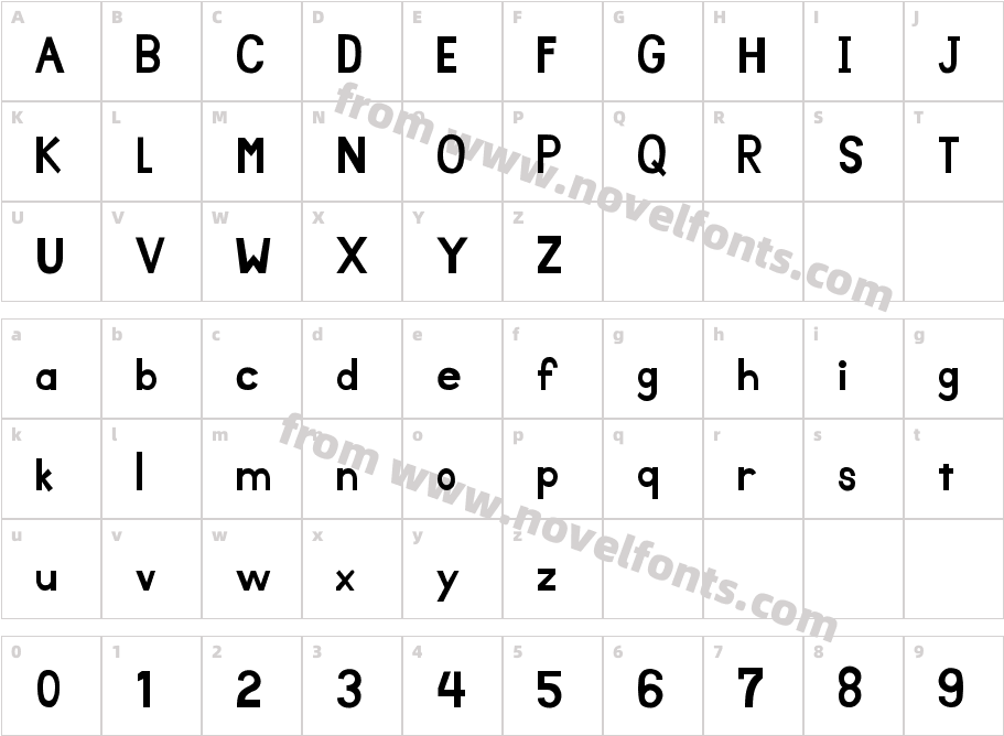 Cereal BytesCharacter Map