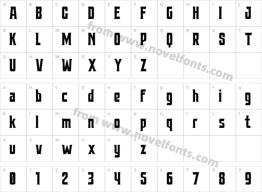 CerudikanCharacter Map