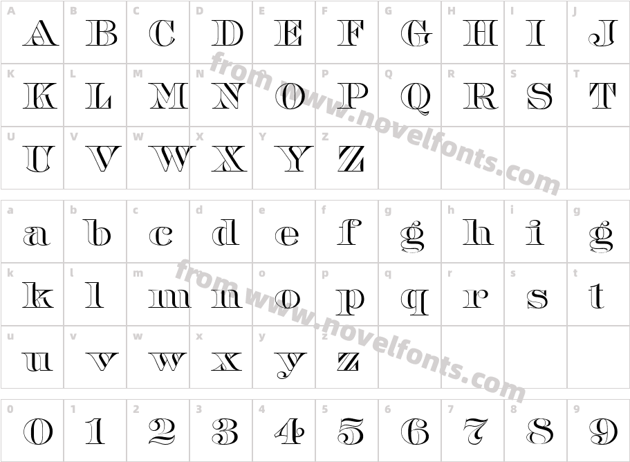 CgBarclayOpenCharacter Map