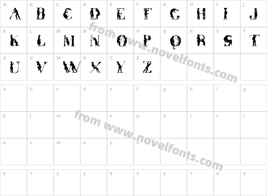 CgVictorianSilhouetteCharacter Map