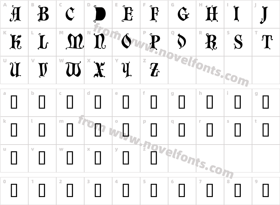 ChaillotCharacter Map