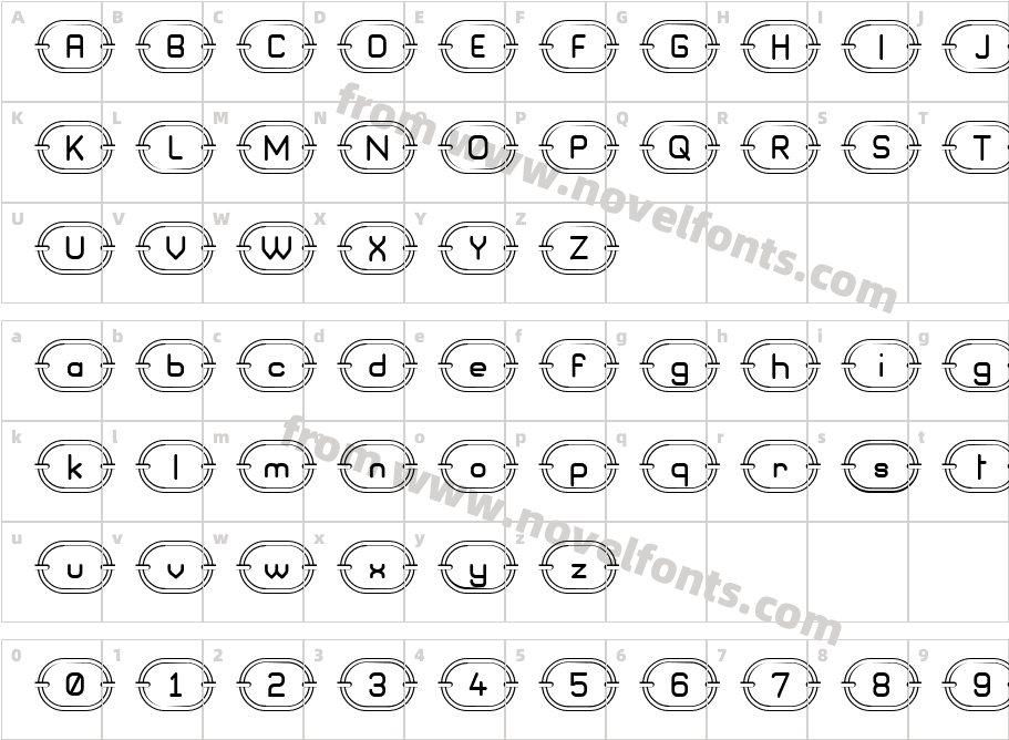 Chainz G98Character Map