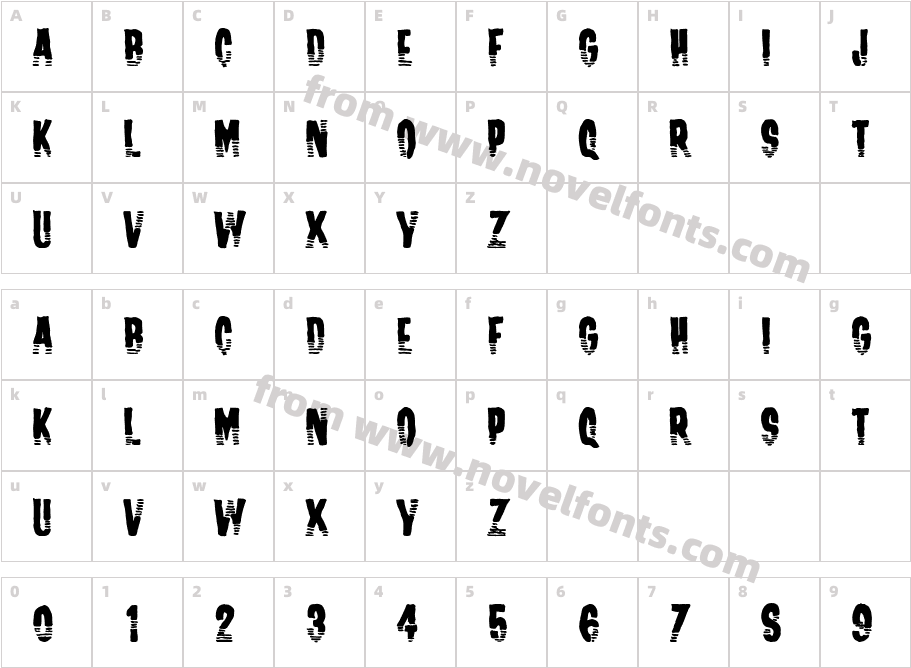 Channel Tuning JLCharacter Map