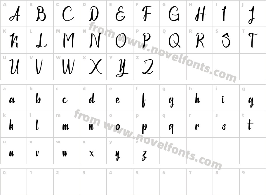 Chapline personal use onlyCharacter Map