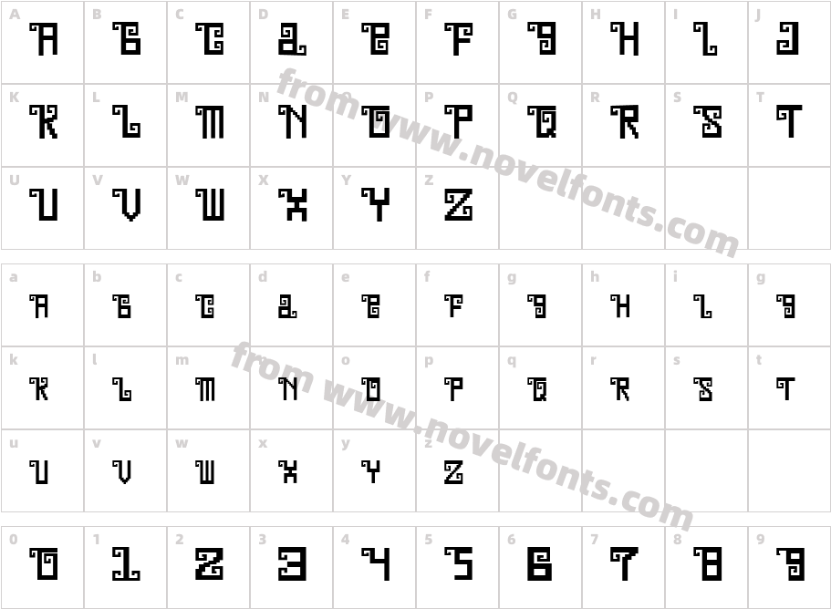 ChapultepecCharacter Map