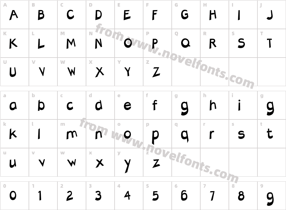 Charger Slice ExtendedCharacter Map