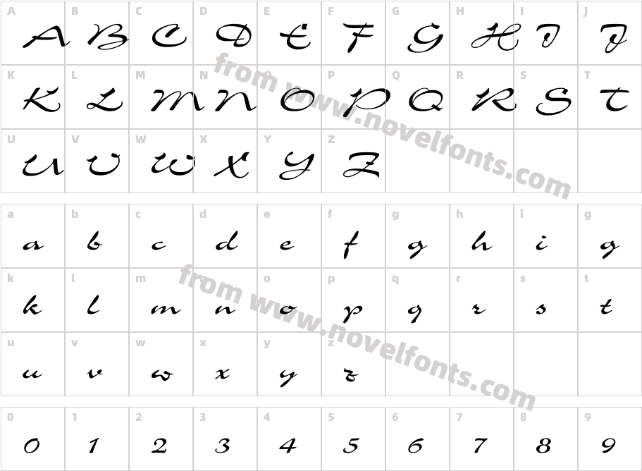 Charme WdCharacter Map