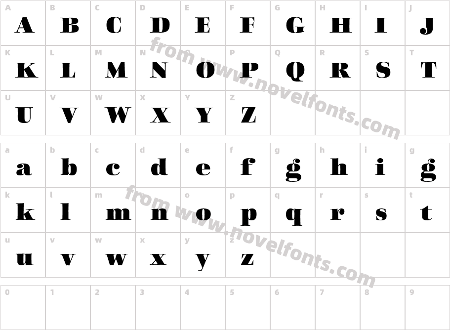 CharpentierClassicistiqueRedCharacter Map